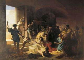 "Christian Martyrs in Colosseum" by Konstantin Flavitsky (1830-1866)