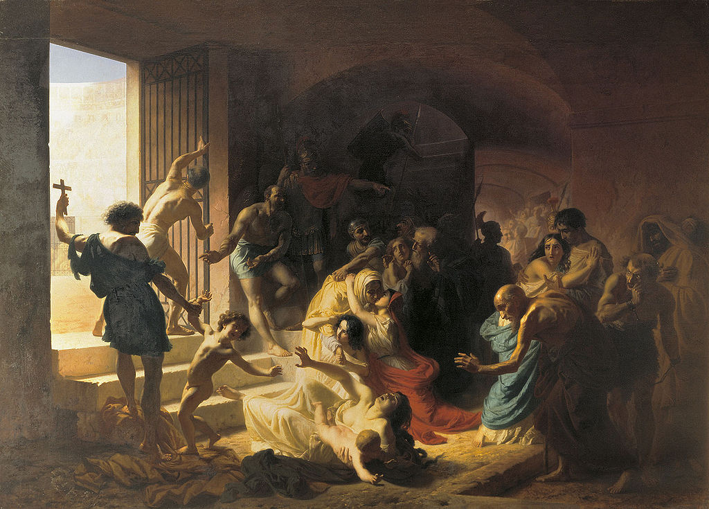 &#34;Christian Martyrs in Colosseum&#34; by Konstantin Flavitsky (1830-1866)