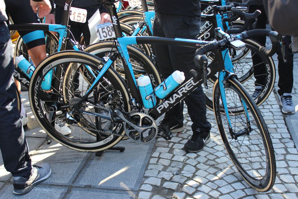 The new Team Sky Pinarello bike