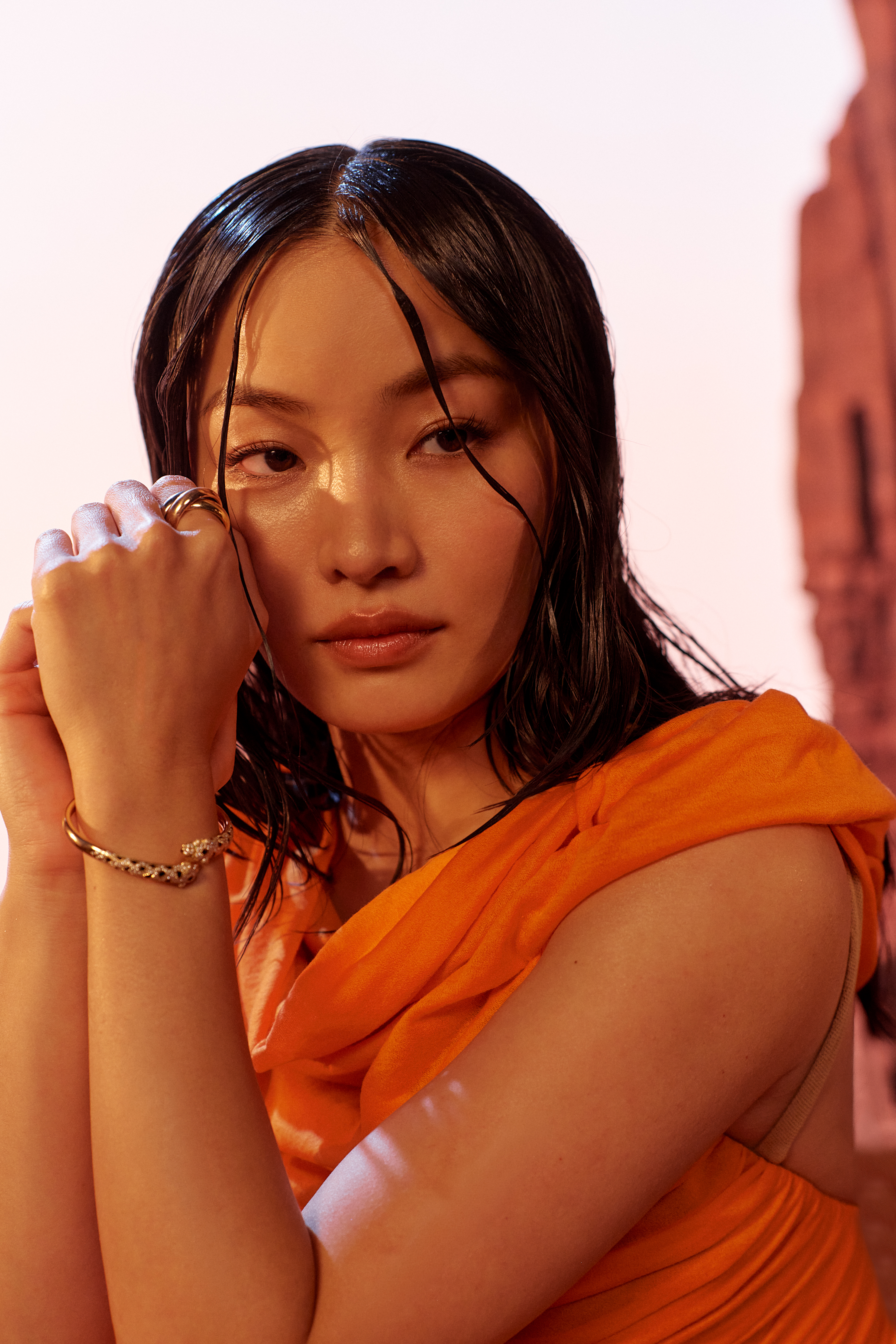 Anna Sawai poses for Marie Claire's latest cover story