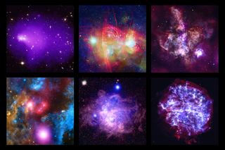 A selection of images the Chandra X-Ray Observatory has gathered during its 20 years at work.