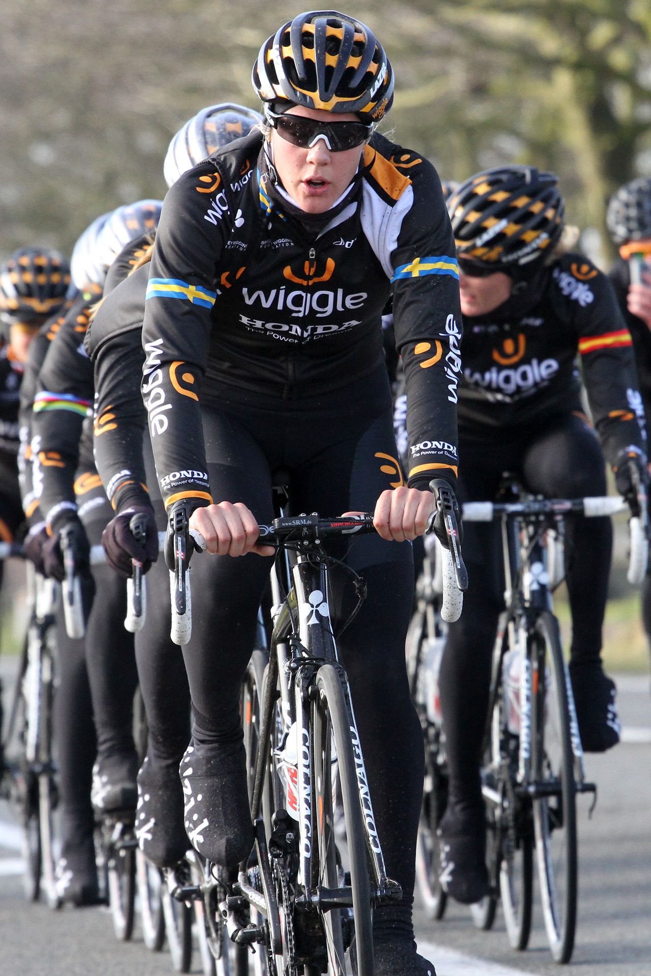 Emilia Fahlin on the front