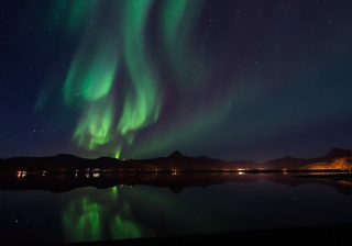 Auroras Over Norway Video Frame