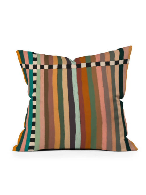 Polyester Indoor/outdoor Throw Pillow