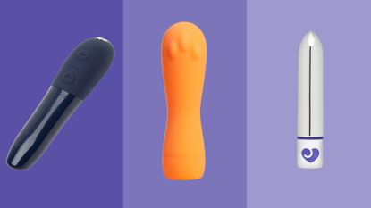 Some of the best bullet vibrators (L-R): We-Vibe Tango X Lipstick Rechargeable Bullet Vibrator, Smile Makers The Surfer, Lovehoney Magic Bullet