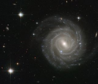 The barred spiral galaxy UGC 12158.