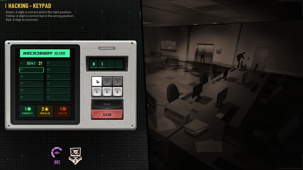 Sunday Gold's password guessing hacking minigame