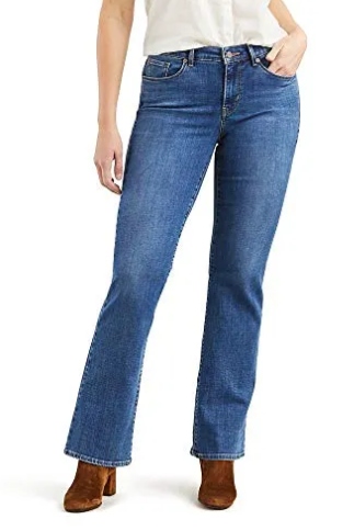 Levi's Women's Classic Bootcut Jeans, Lapis Awe, 32 (us 14) R