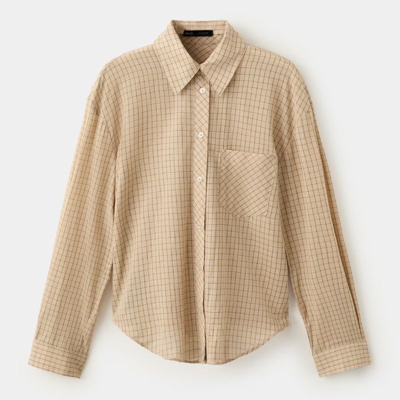 Mango, check shirt