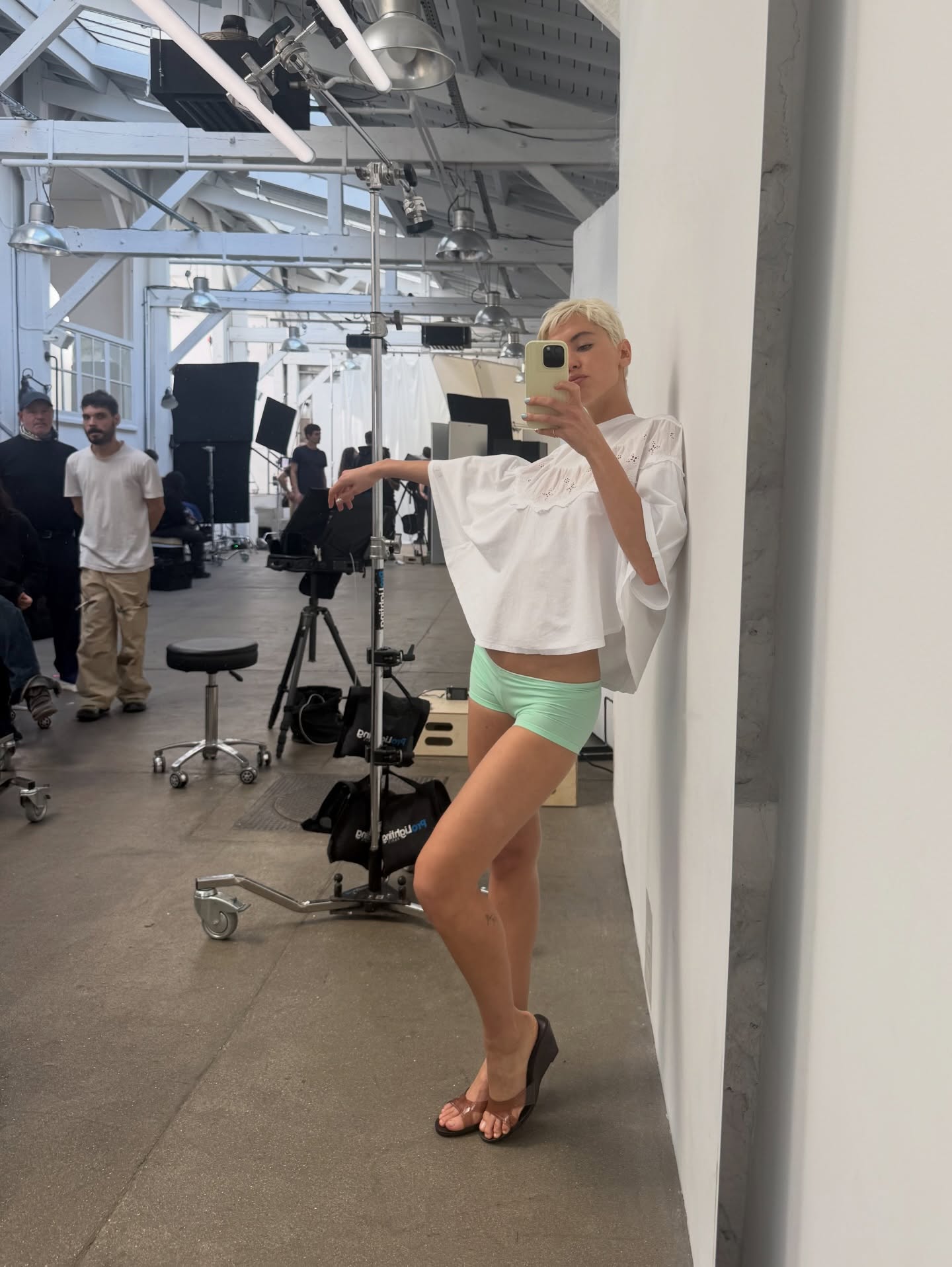 @irislaw wearing wedges