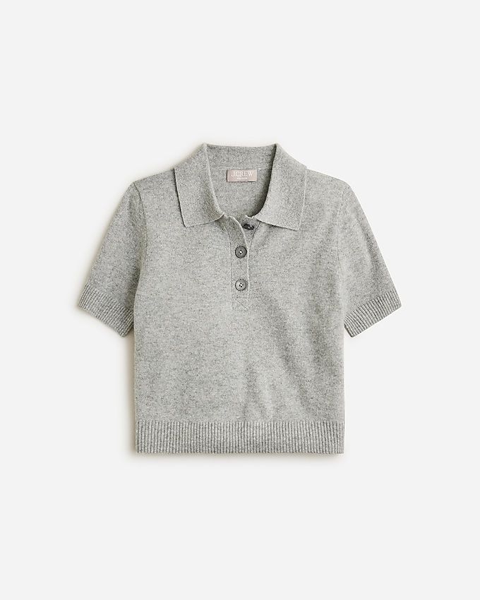 Cashmere Cropped Sweater-Polo