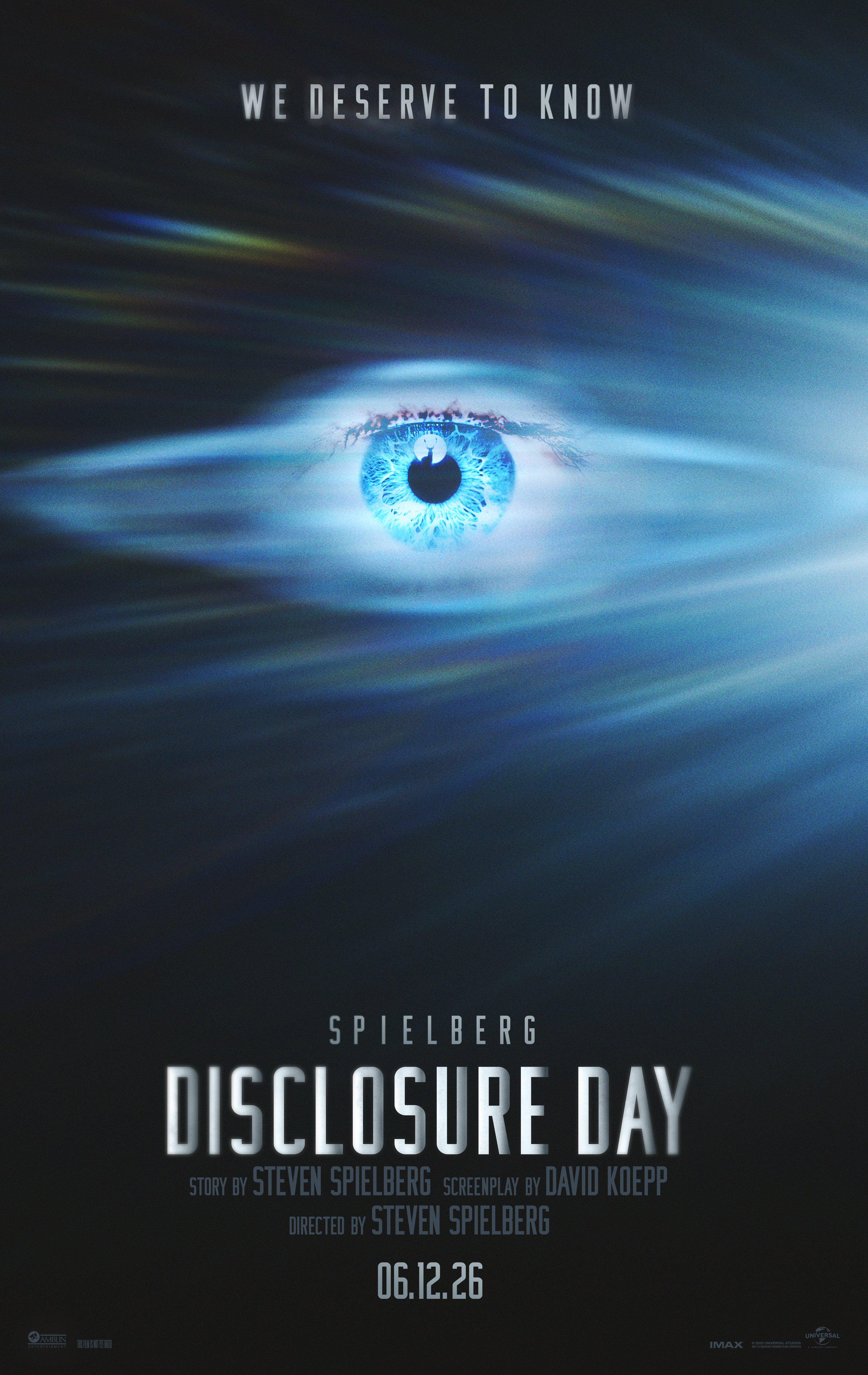 Poster for Spielberg's Disclosure Day