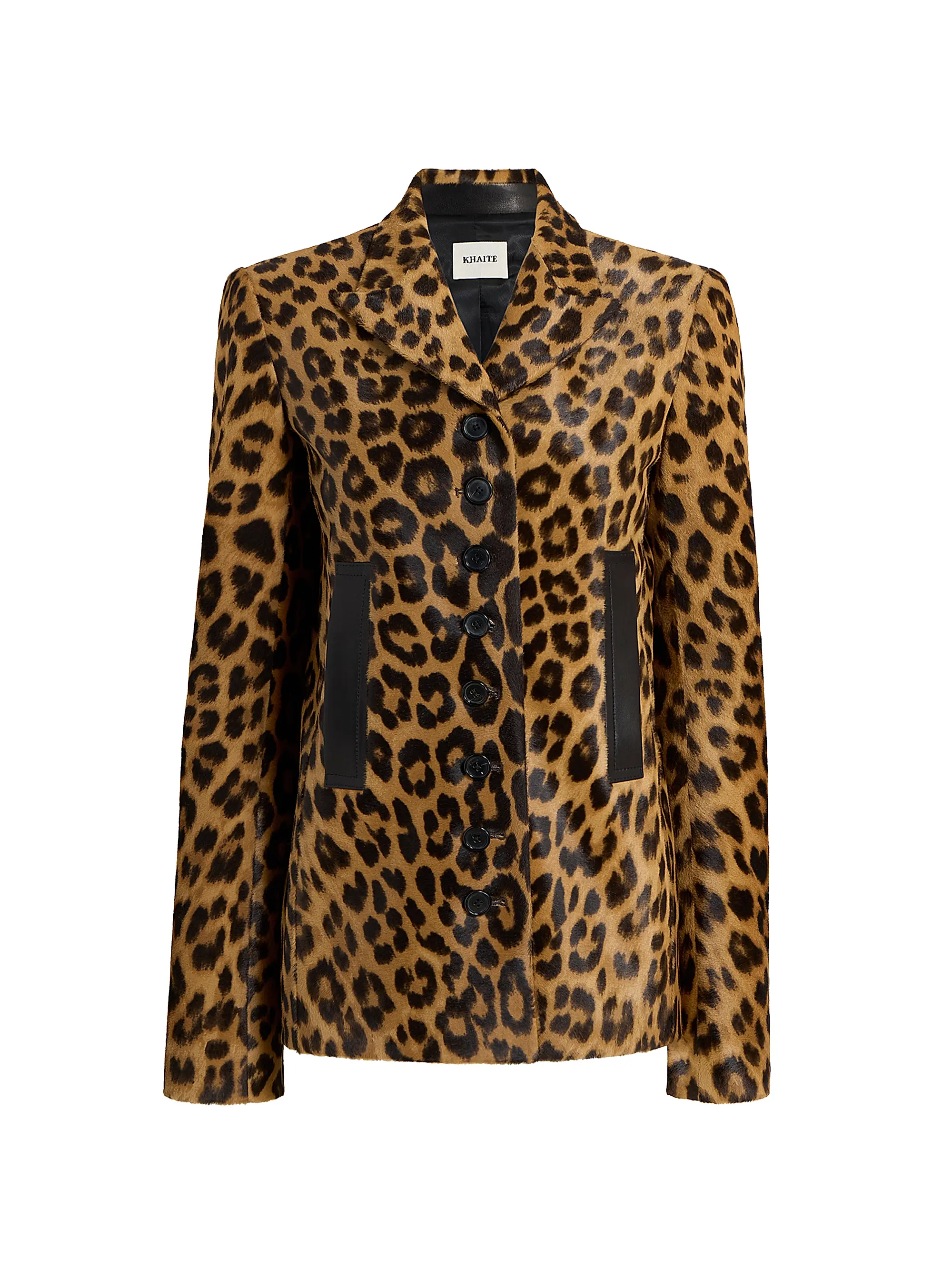 Saraphina Leopard-Print Calf Hair Jacket