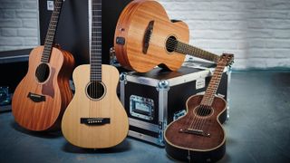 Collection of 3/4 guitars