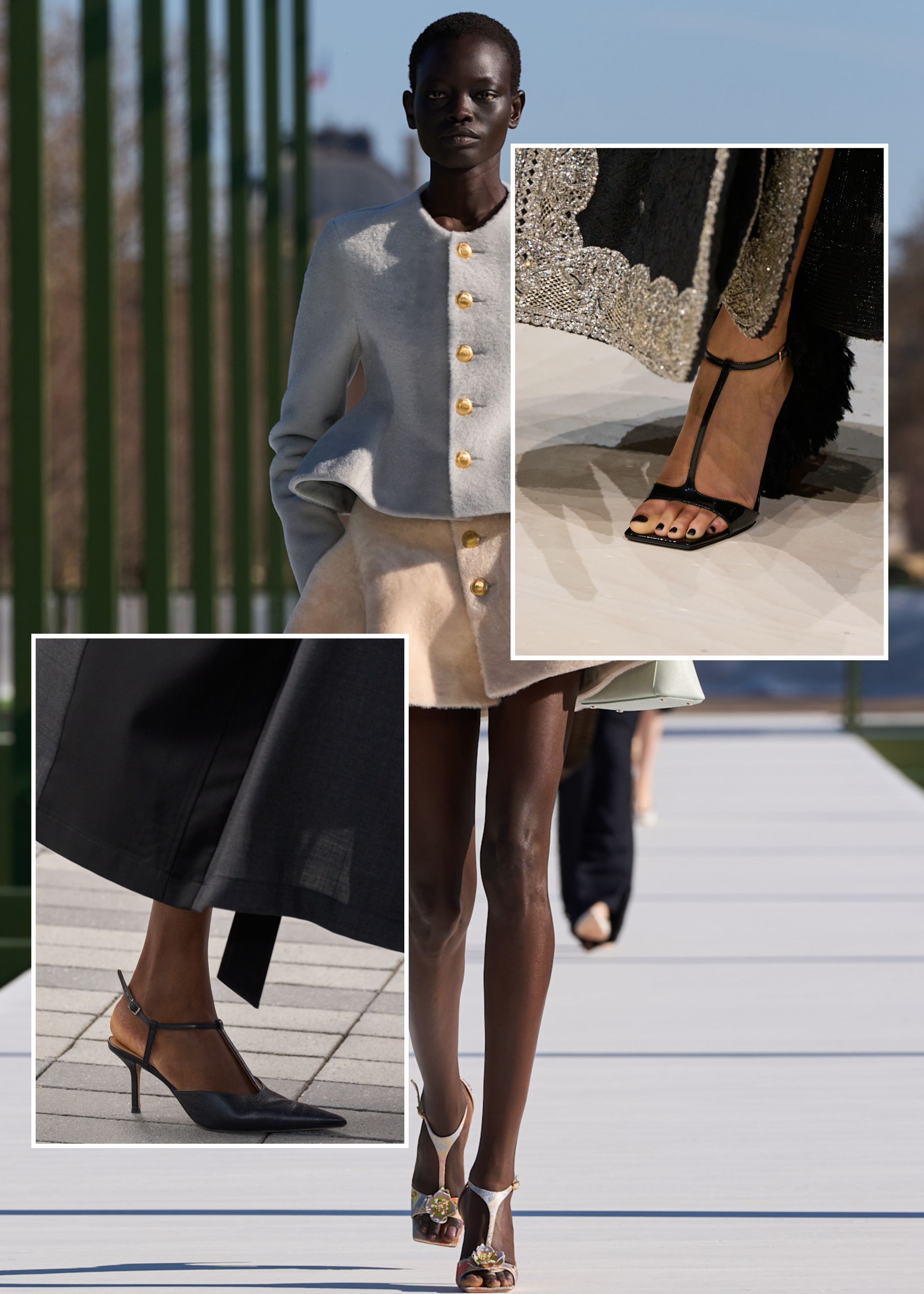 t-strap shoe son the fall 2026 runways of givenchy, calvin klein, and christian dior