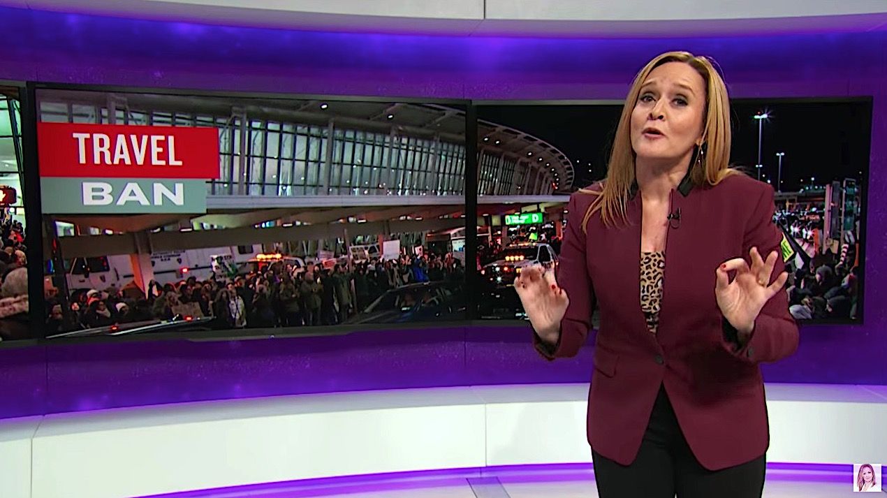 Sam Bee tackles Trump Muslim ban