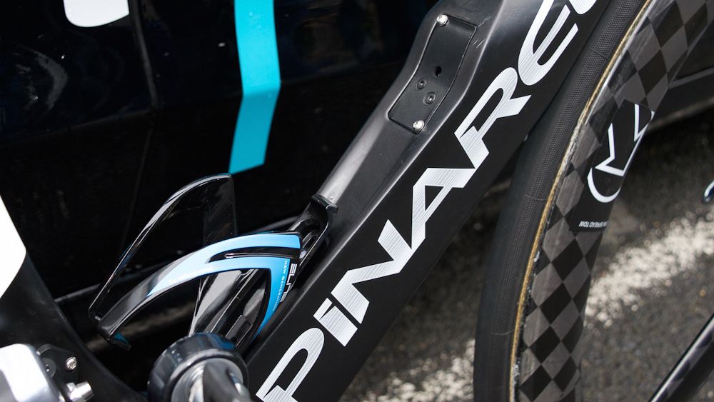 A lower positioned bottle cage smooths the airflow around the bike