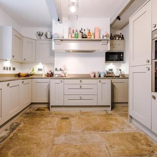 u shaped kitchen is designed to make life easier