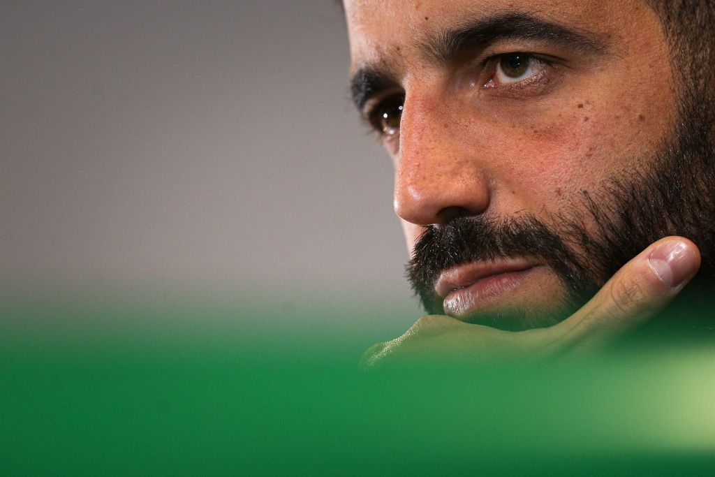 Next Liverpool manager odds: Sporting&#039;s head coach Ruben Amorim addresses a press conference at the Jose Alvalade stadium in Lisbon on February 14, 2022, on the eve of the UEFA Champions League football match between Sporting CP and Manchester City.