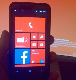 windows 8 phone blue