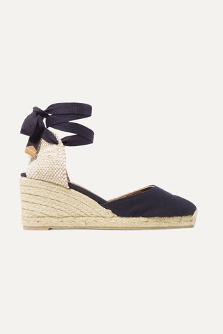 Carina 60 canvas wedge espadrilles