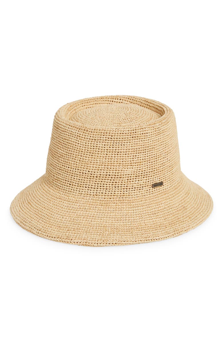 Ellee Straw Packable Bucket Hat