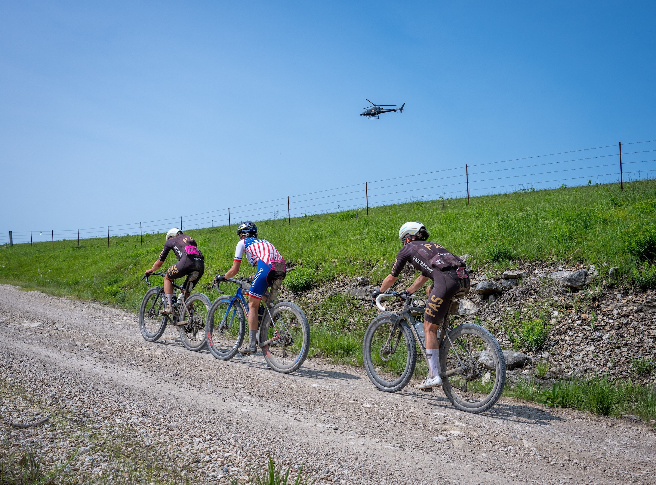 Life Time used a helicopter as one of their resources to bring footage to viewers on a live stream in 2025