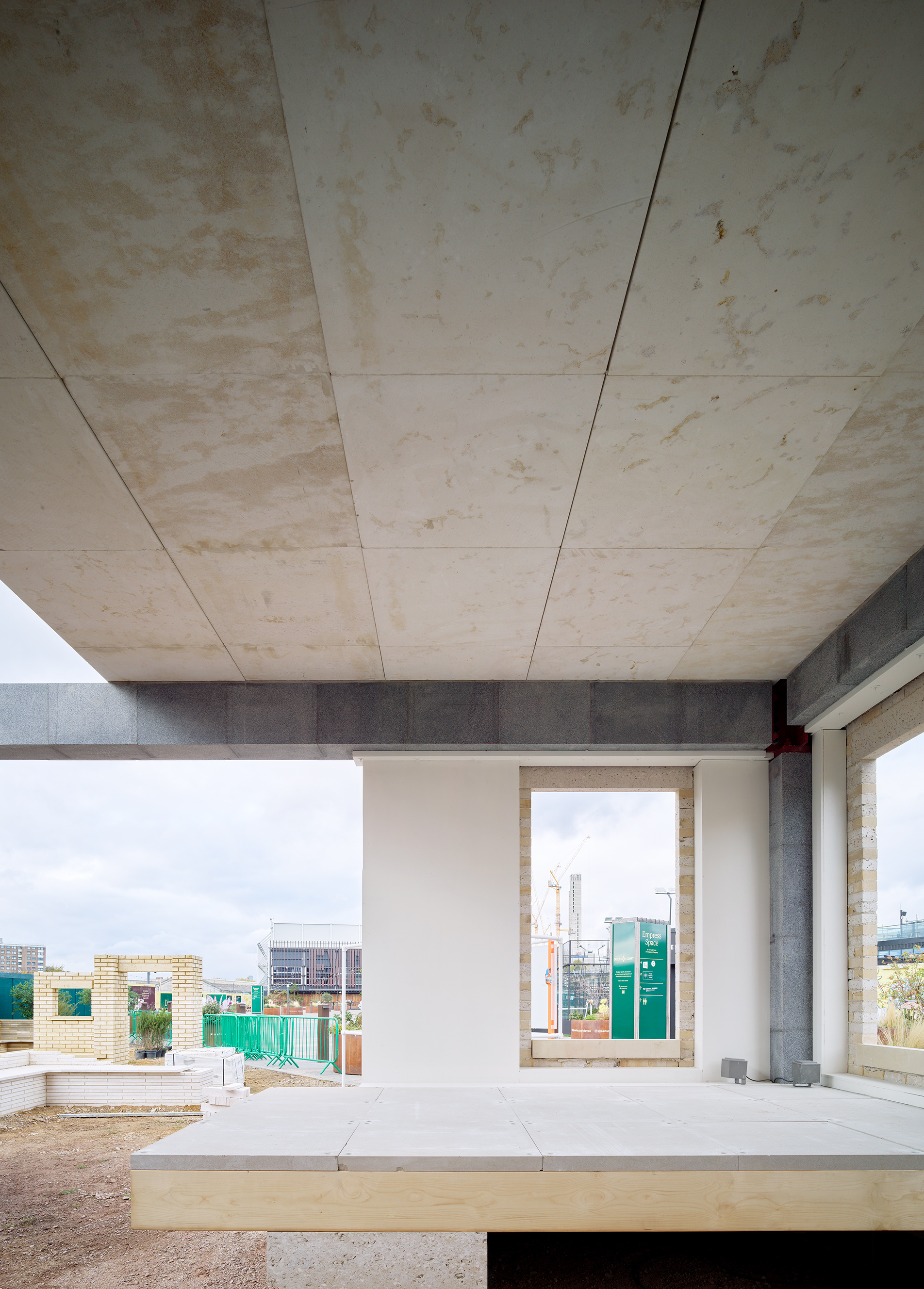 Stone Demonstrator, a sample showcase to exhibit building with stone