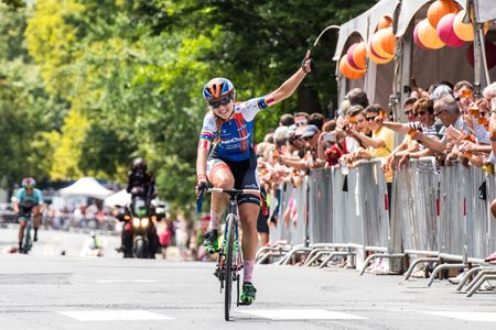 Doylestown Health Criterium victory for Skylar Schneider (ISCorp p/b Smart Choice MRI)