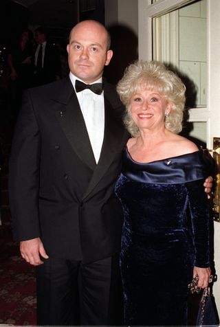 EastEnders stars Ross Kemp and Barbara Windsor in 1997
