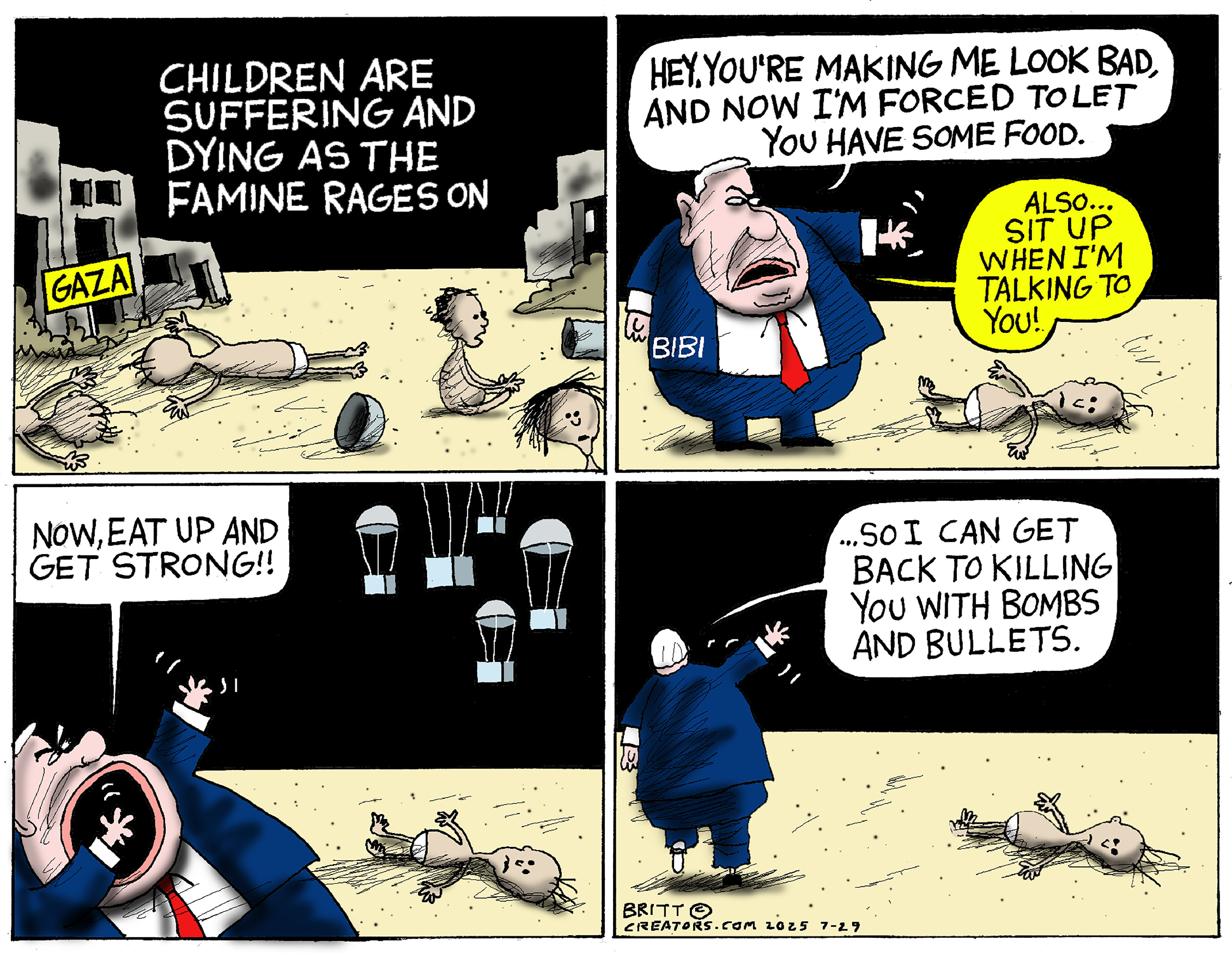 Political cartoon