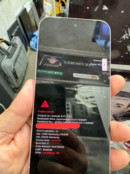 An alleged look at the fastboot mode menu for the Pixel 9 Pro XL.