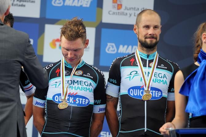 Tony Martin and Tom Boonen were disappointed to miss out on the gold medal