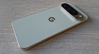 The Google Pixel 10 Pro XL on a table