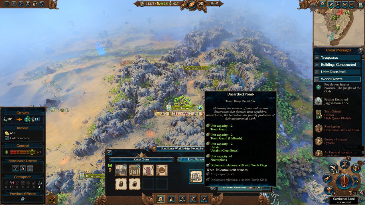 Total War: Warhammer 3 unusual locations - Unearthed Crypt
