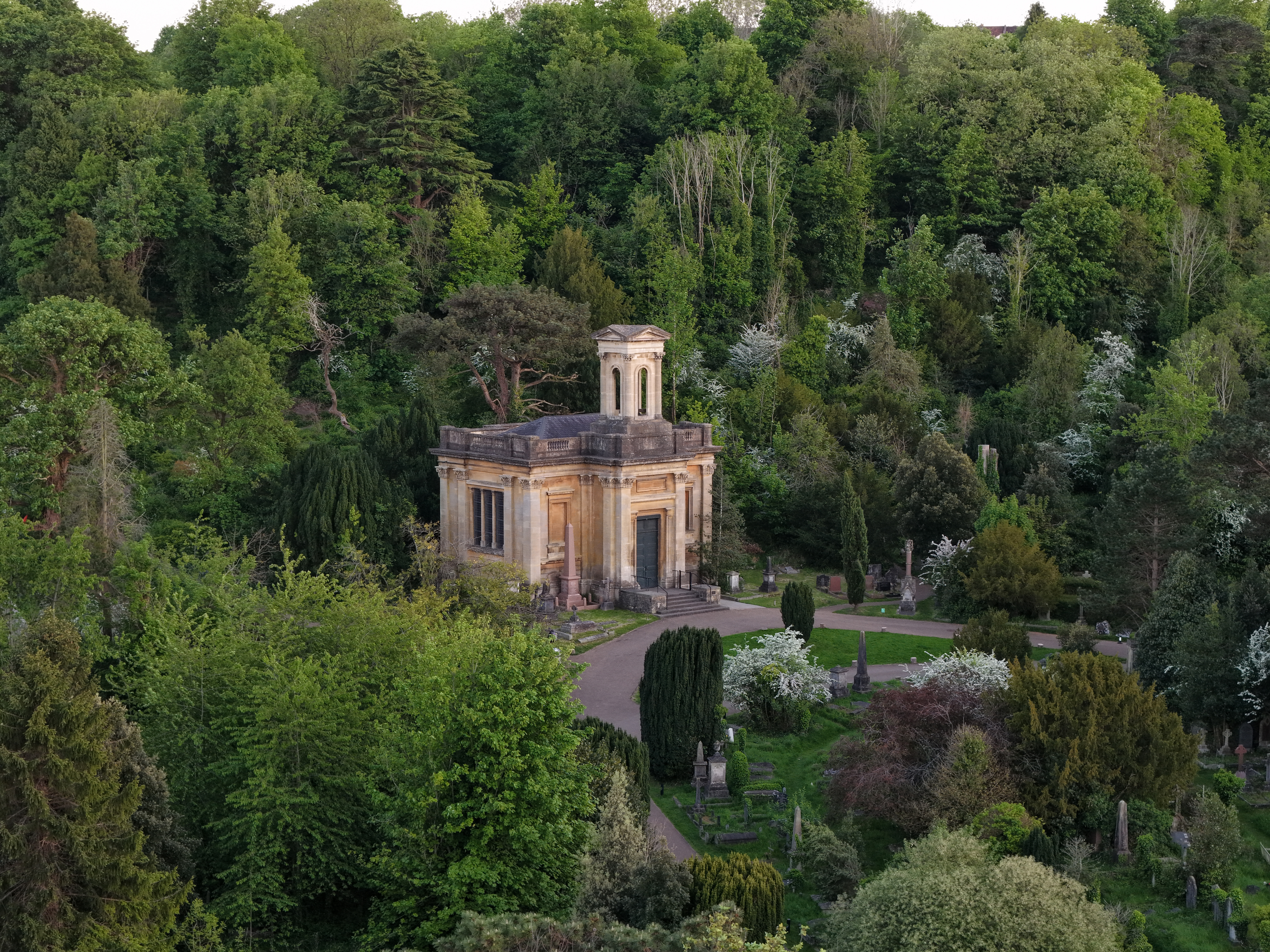 A photo taken with a DJI Mavic 4 Pro consumer drone