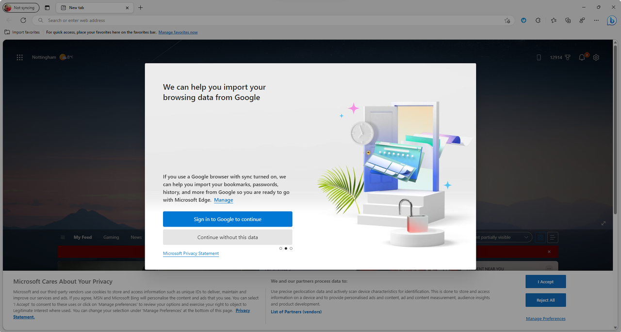 Microsoft Edge Dev set up on Windows 11