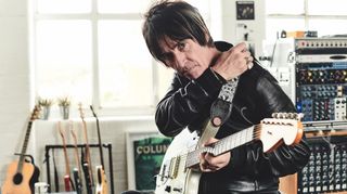 Johnny Marr, photographed at his studio in Manchester, England, on April 30, 2018