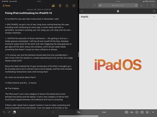 iPadOS Concept