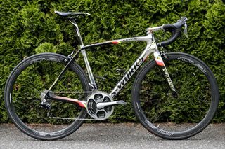Alberto Contador's custom painted Specialized S-Works Tarmac