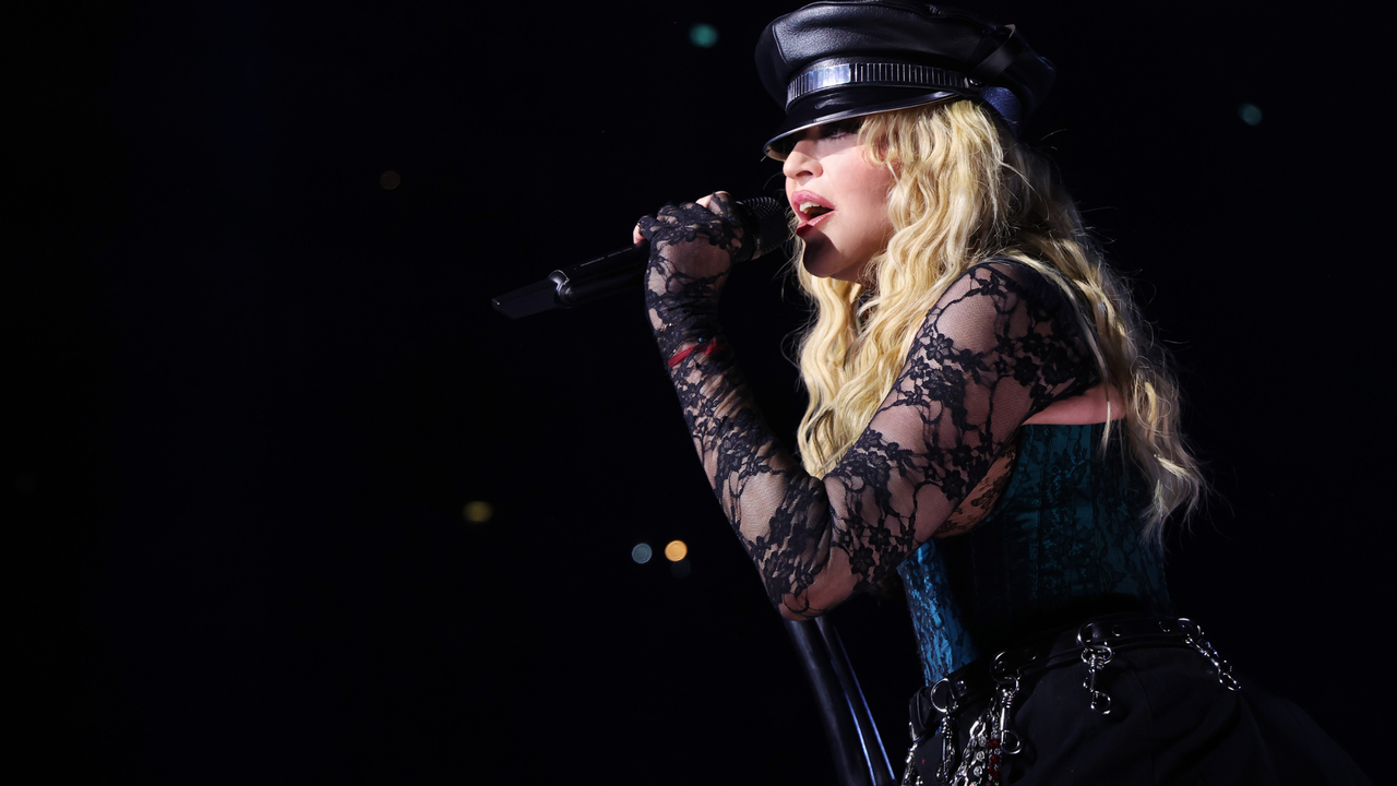 Madonna performs during The Celebration Tour at The O2 Arena on October 15, 2023 in London, England.