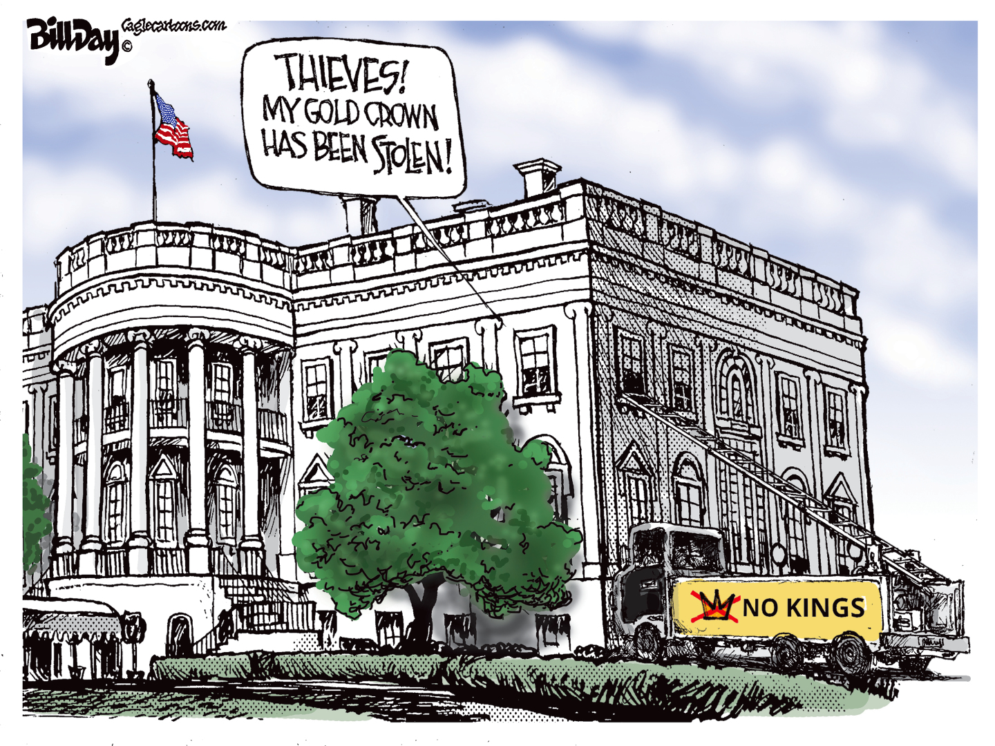 Political cartoon