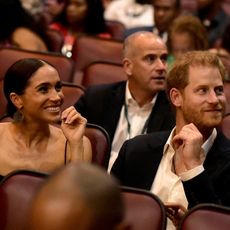 Meghan, Duchess of Sussex and Prince Harry, Duke of Sussex attends the Premiere of “Bob Marley: One Love” at the Carib 5 Theatre on January 23, 2024 in Kingston, Jamaica.