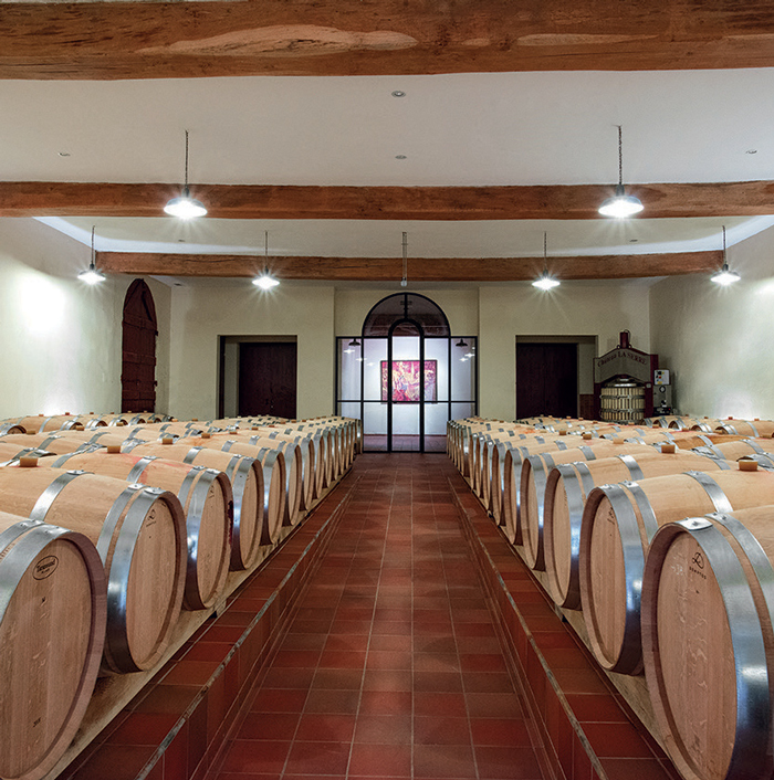 Barriques at Ch&amp;acirc;teau La Serre