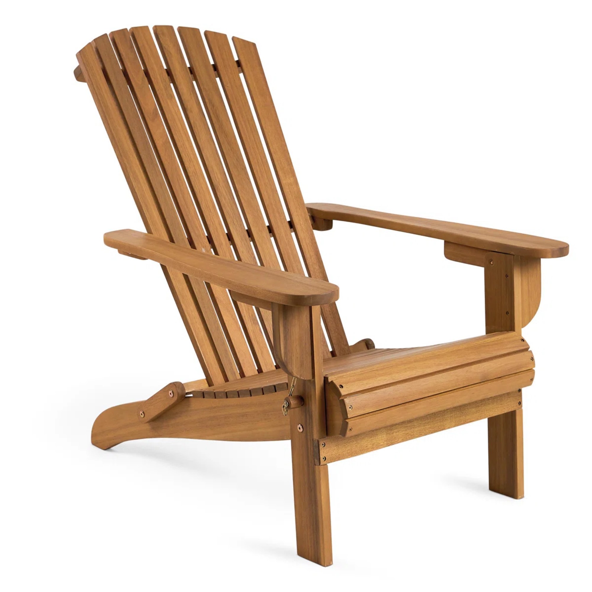 VonHaus Solid Wood Folding Adirondack Chair