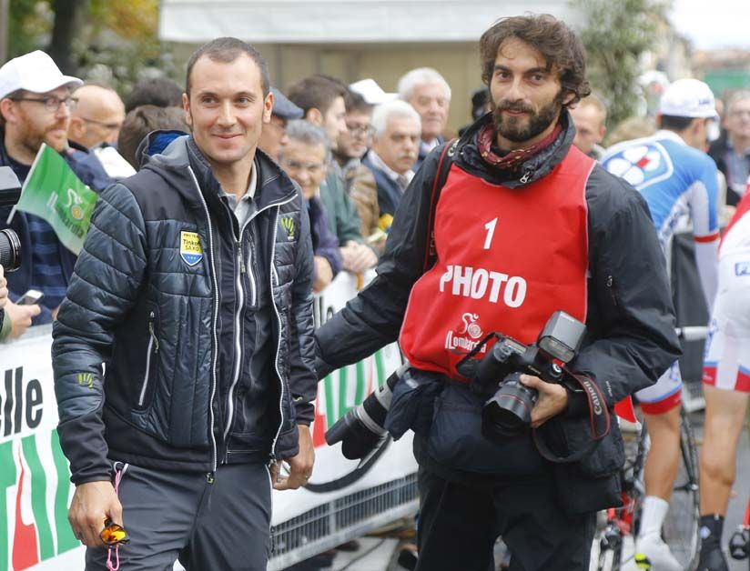 Ivan Basso jetted back from Spain to be at the start