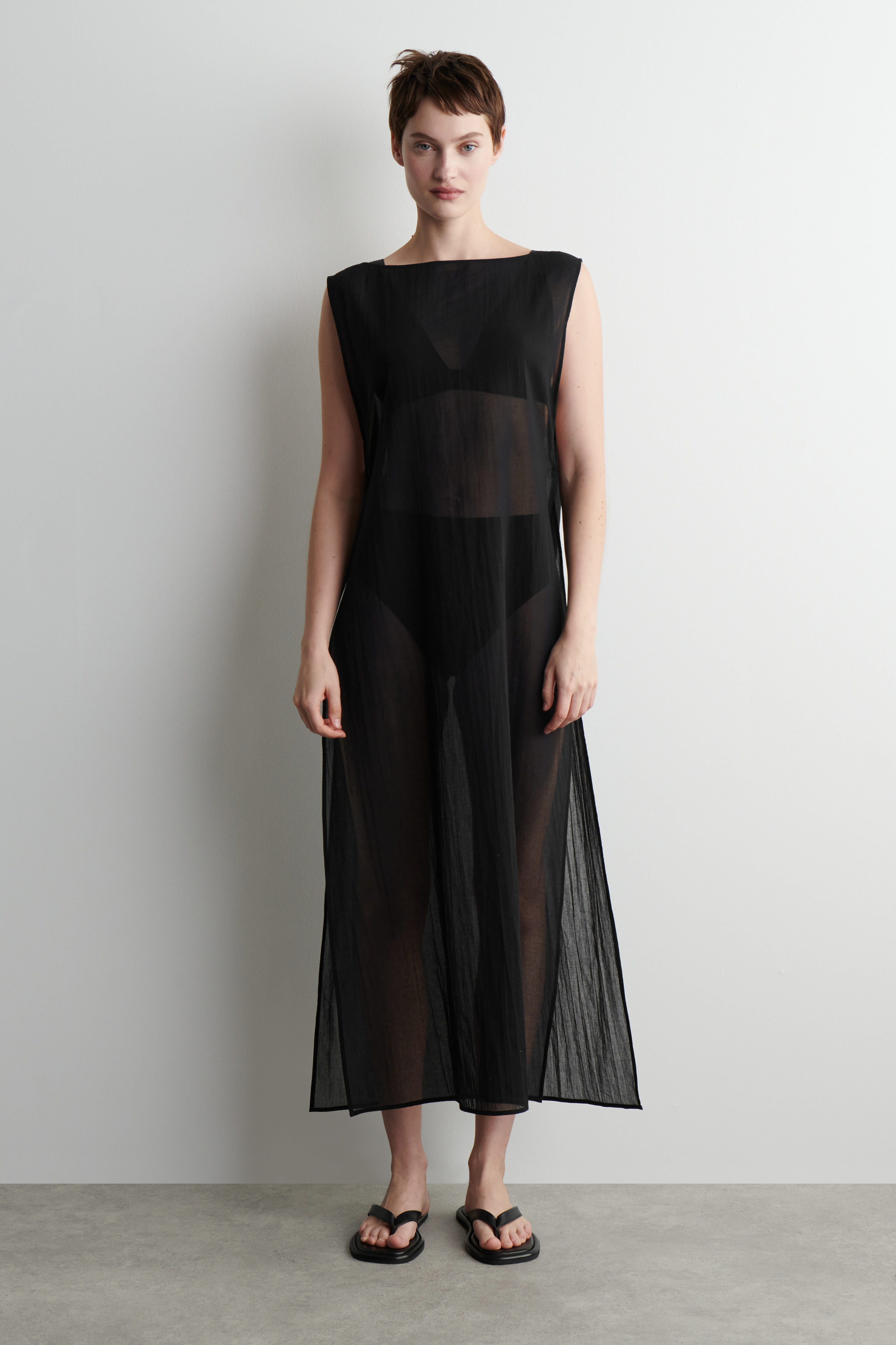 Open-Side Sheer Tunic