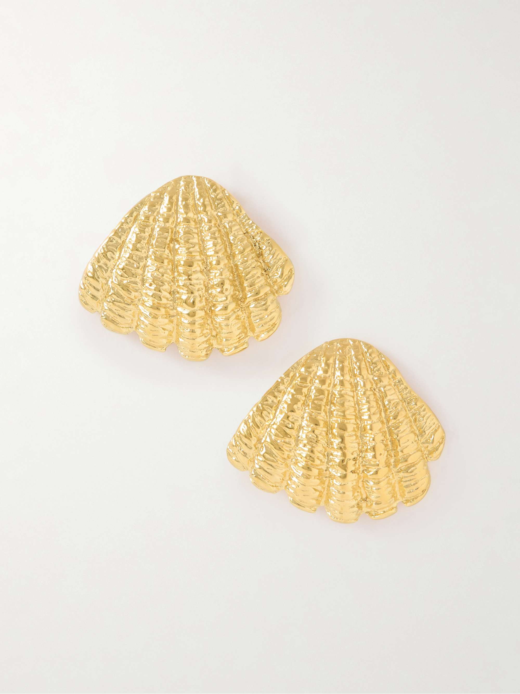 Whisper of the Wind Gold-Plated Earrings