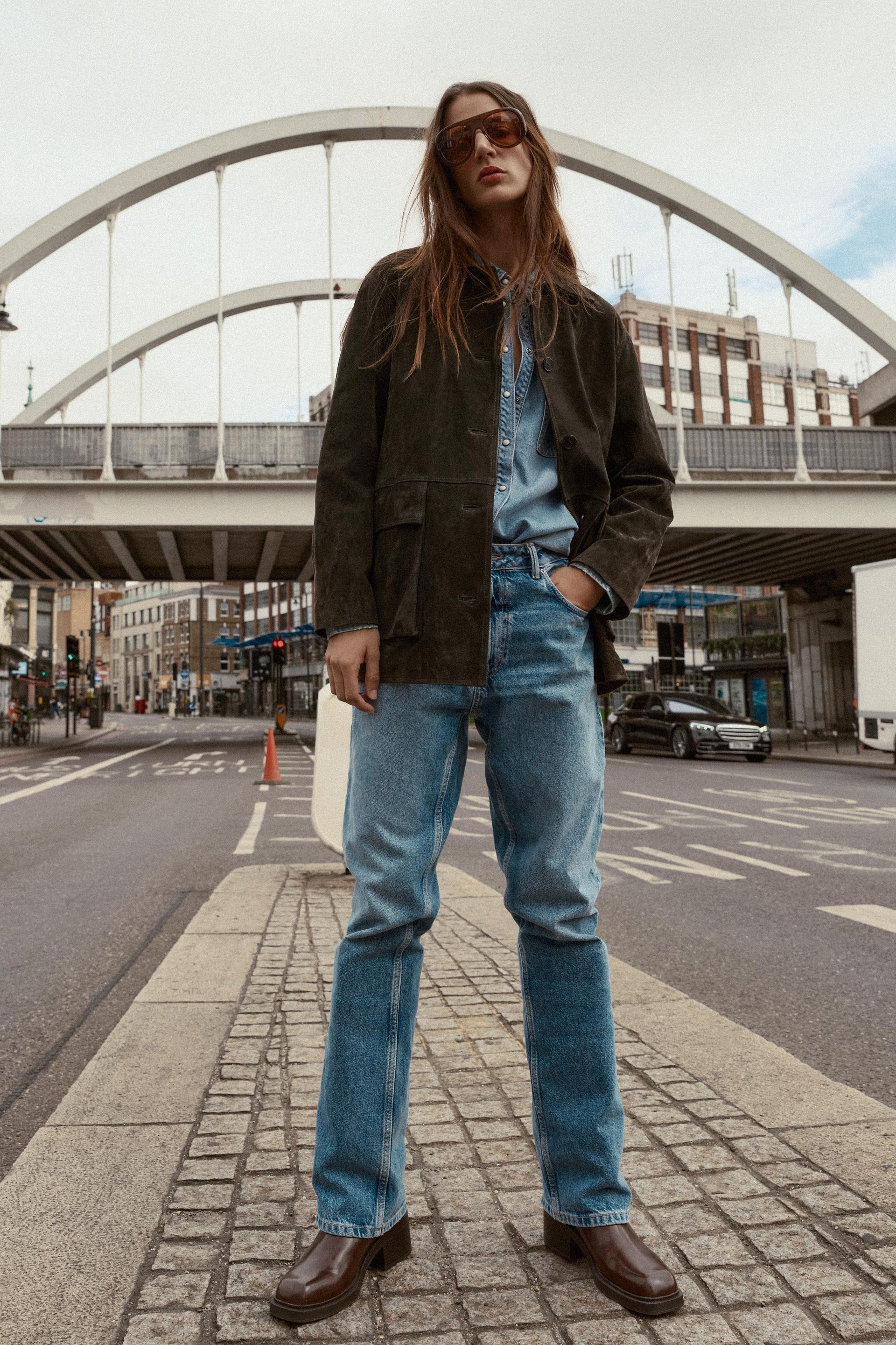100% Suede Leather Jacket
