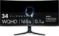 Alienware AW3423DWF | 34-inch | 3440 x 1440 | 165 Hz | QD-OLED | $780.72$549.99 at Amazon (save $230.73)